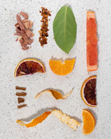 Bergamot, Red mandarin, Sandalwood, Sweet Orange, and Grapefruit