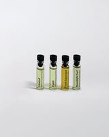 Starter Kit includes Unwind, Uplift, Fresh Squeezed, and Moonlight Surf oil blends
