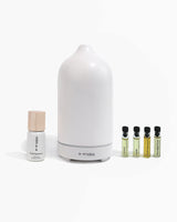 Helse Starter Kit with white stone scent diffuser